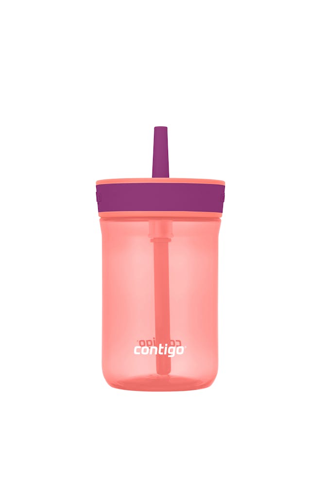 Kids’ Leighton Straw Tumbler with Spill-Proof Leak-Proof Lid, 14oz R7