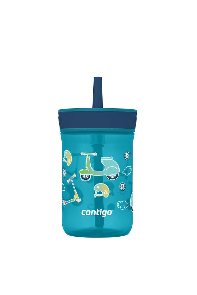 Kids’ Leighton Straw Tumbler with Spill-Proof Leak-Proof Lid, 14oz R7