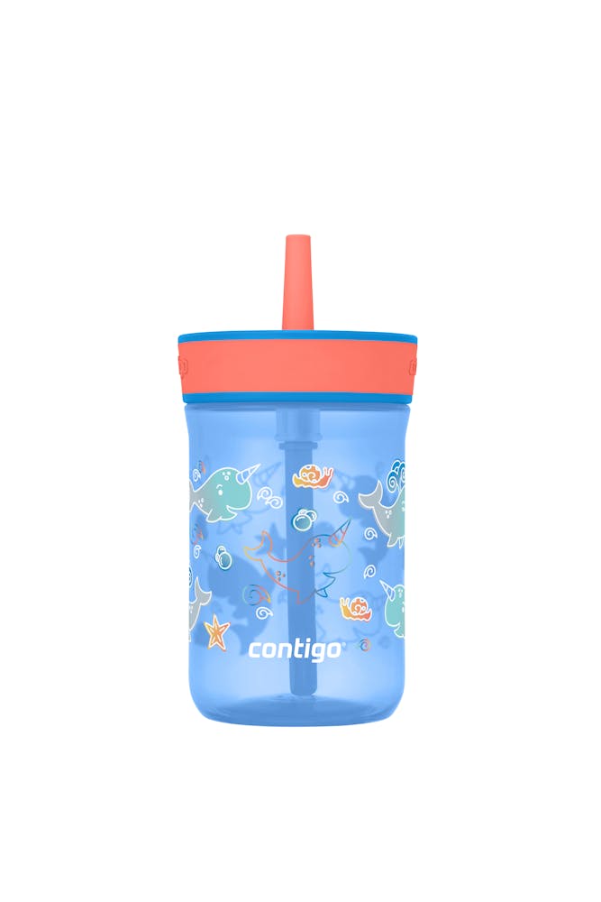 Kids’ Leighton Straw Tumbler with Spill-Proof Leak-Proof Lid, 14oz R7